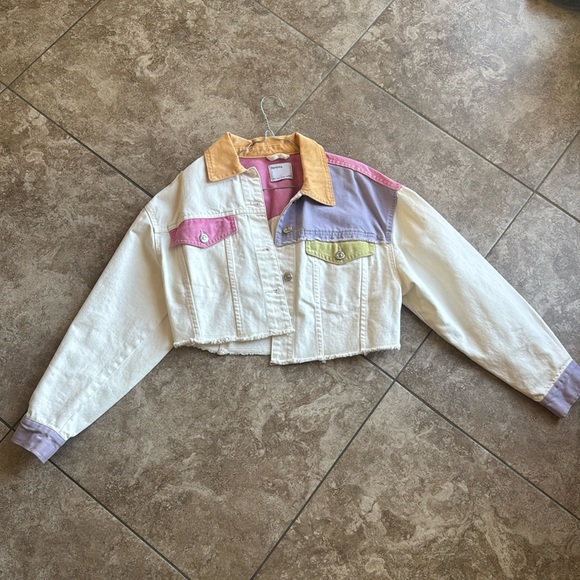 Bershka Jackets & Blazers - Beshka - crop Jean jacket, size S